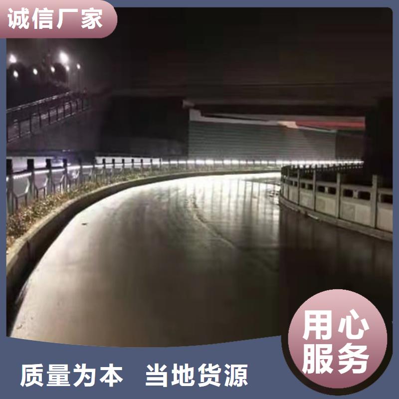 不锈钢桥梁防撞护栏河道景观灯光护栏_防撞护栏产品参数