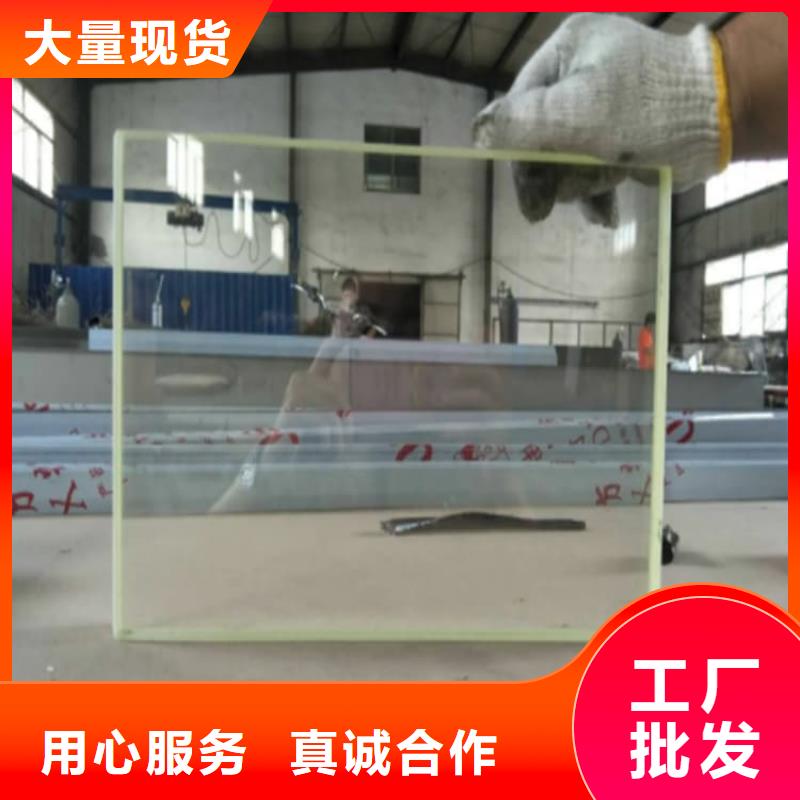 铅玻璃400*600mm来厂实地考察
