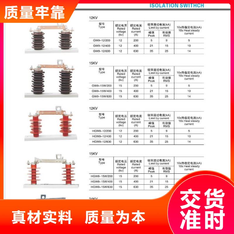 高压隔离开关三相组合式避雷器品质不将就