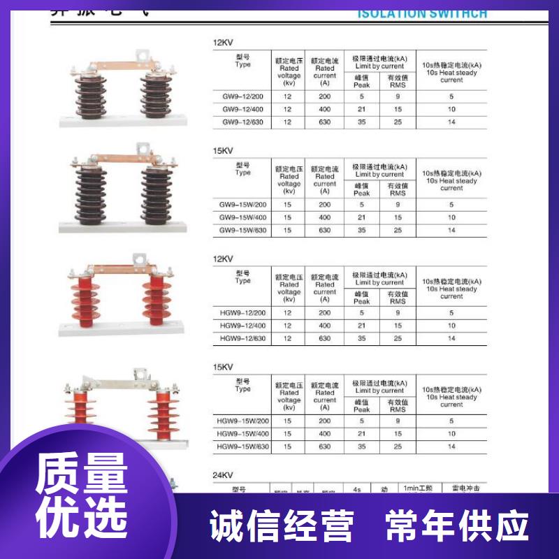 高压隔离开关多年经验值得信赖