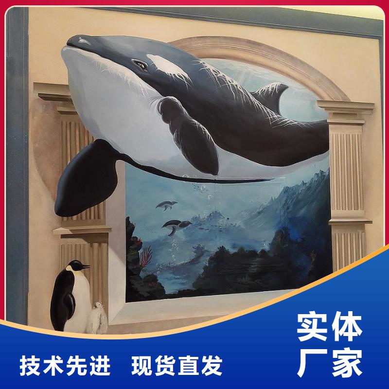 墙绘彩绘手绘墙画壁画墙体彩绘-古建筑彩绘技术先进