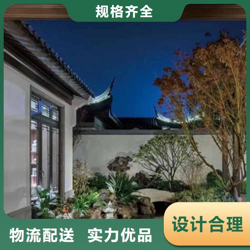 古建亭廊,新中式铝合金古建检验发货