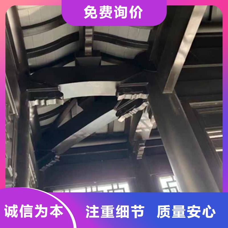 古建亭廊_古建铝代木快速发货