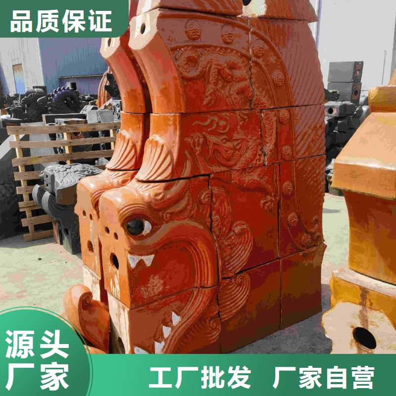 仿古竹节筒瓦工艺精致